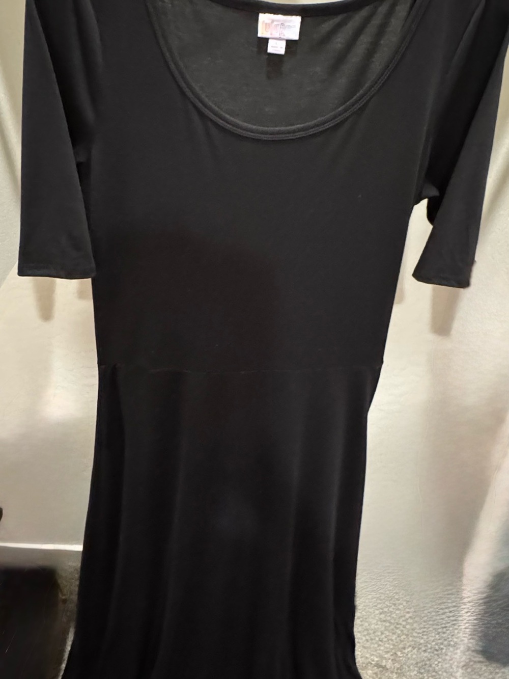 LuLaRoe Black Scoop Neck Maxi Dress